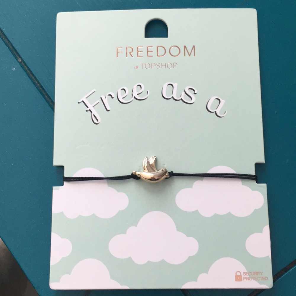 Topshop Free As a Bird Bracelet